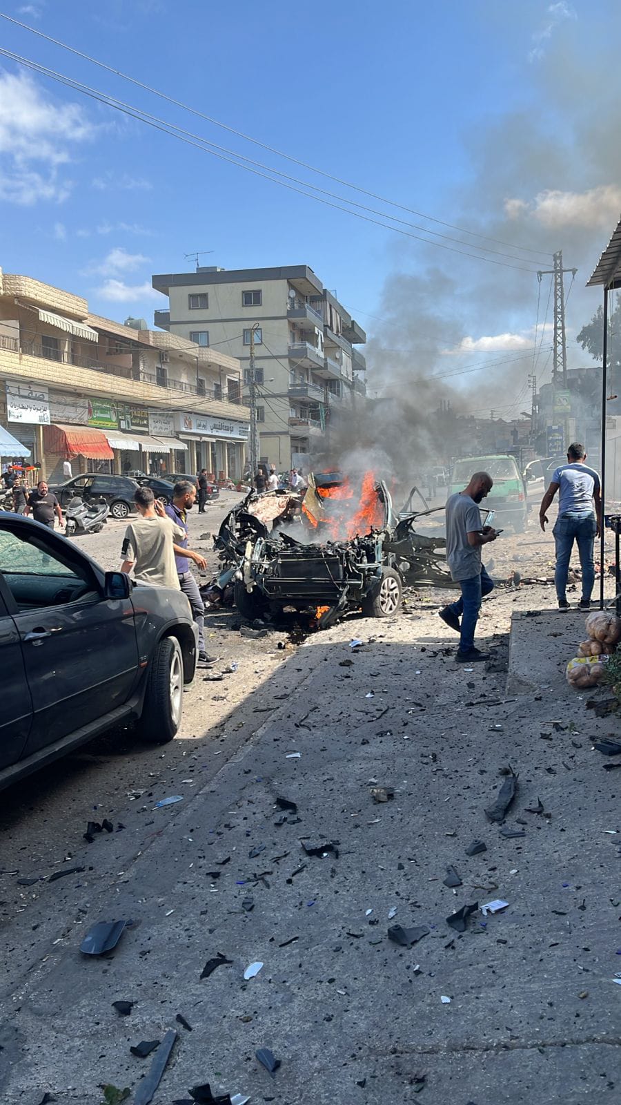 ‏عدوان إسرائيلي غادر يستهدف سيارة في زبدين