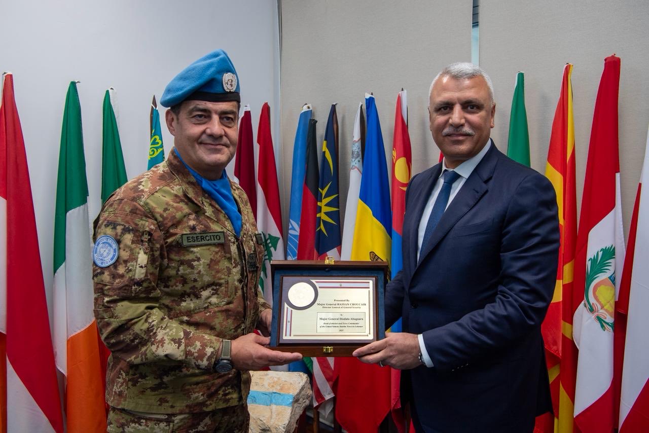 اللواء شقير يزور مقر قيادة الأمم المتحدة