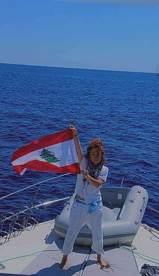 “ليا “البطلة اللبنانية على متن أسطول الصمود