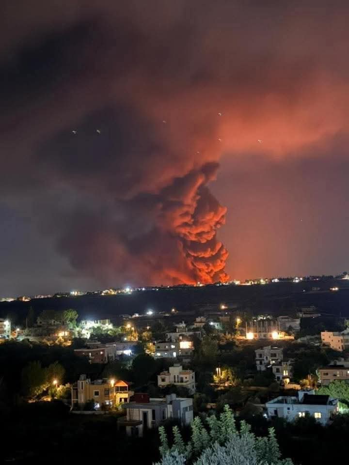 حزام ناري إسرائيلي يستهدف جنوب لبنان ورئيس الجمهورية يستنكر