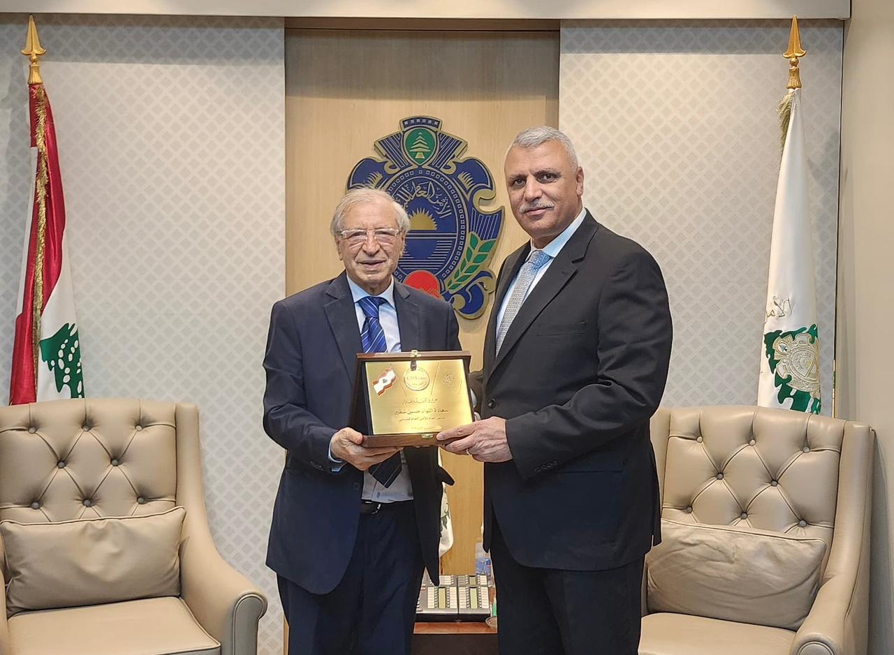 اللواء شقير يستقبل رئيس المجلس الوطني للإعلام