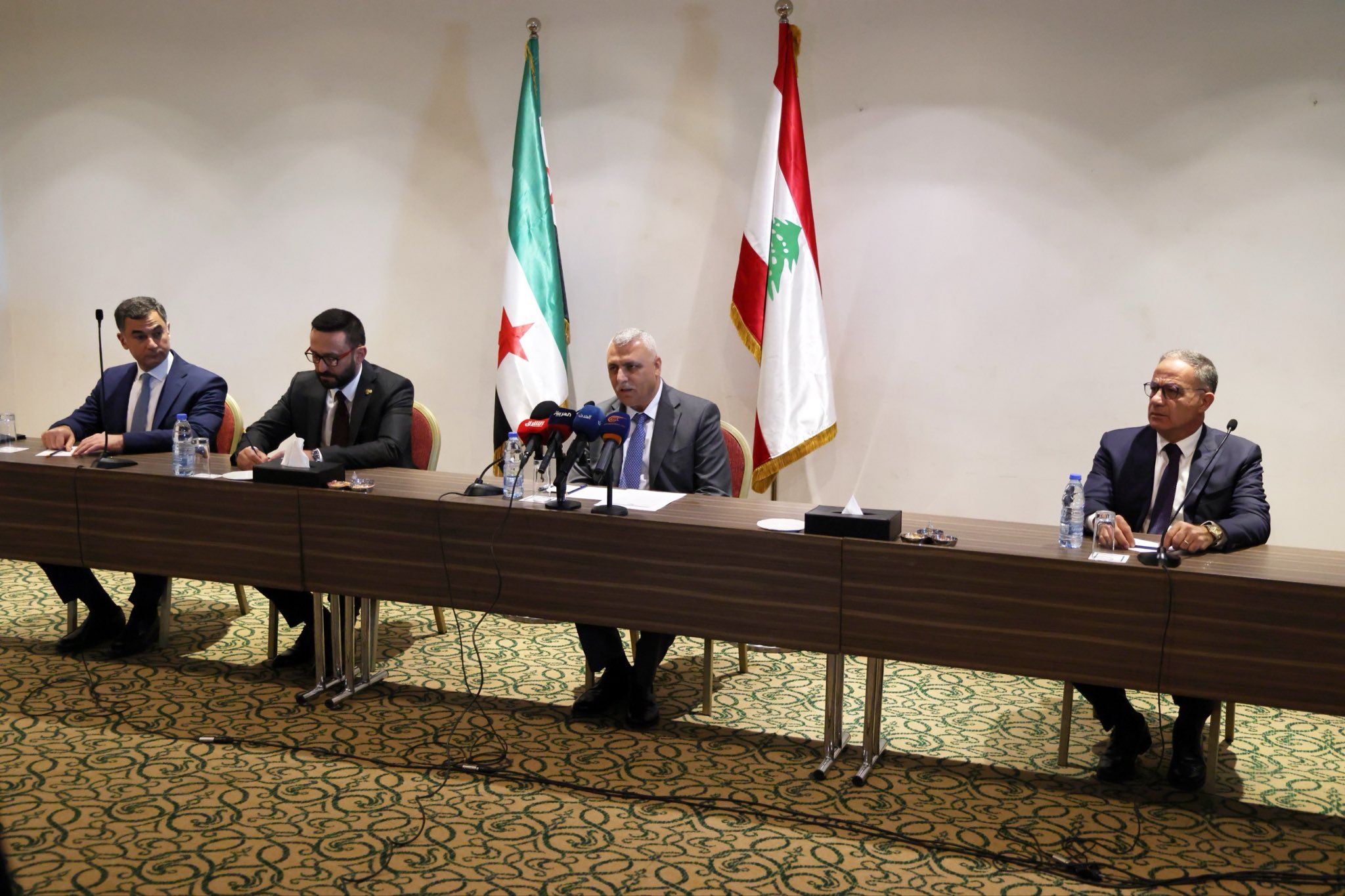 اللواء شقير يترأس‏ الاجتماع بوفد ضباط الداخلية السورية “الحبتور”