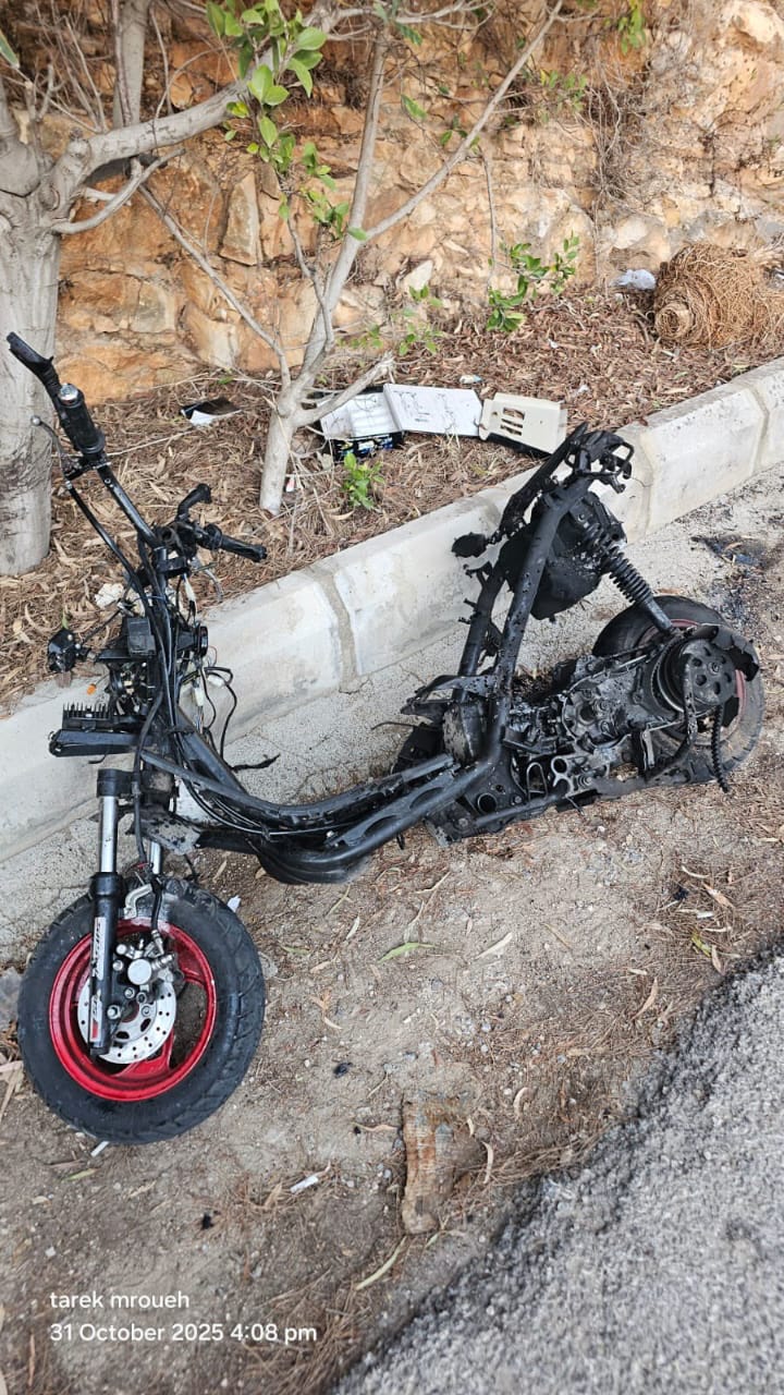 العدو الصهيوني يستهدف النبطية بغارتين