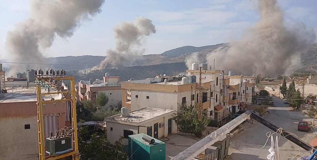 سلسلة غارات”مجنونة”يشنها سلاح الجو الإسرائيلي على مناطق بلبنان