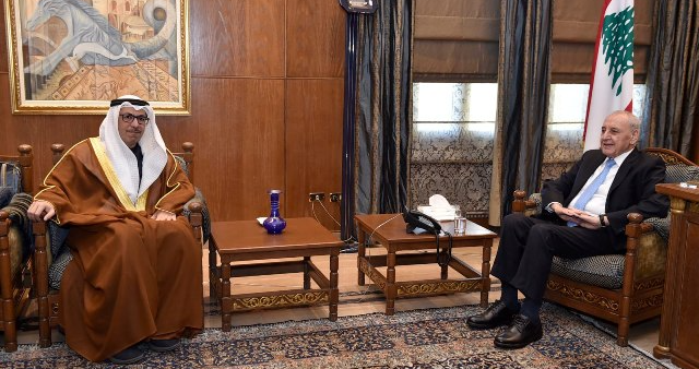 الرئيس بري استقبل موفد السعودية وسفير الامارات