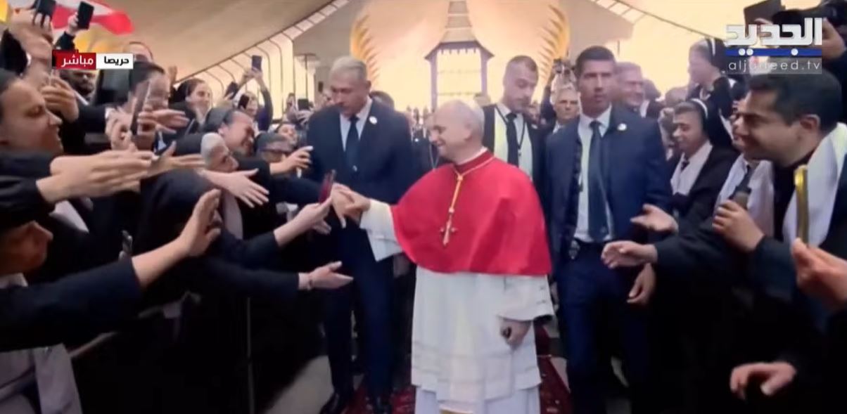 البابا من حريصا:حولوا الألم الى أمل…تغلبوا على الانقسام