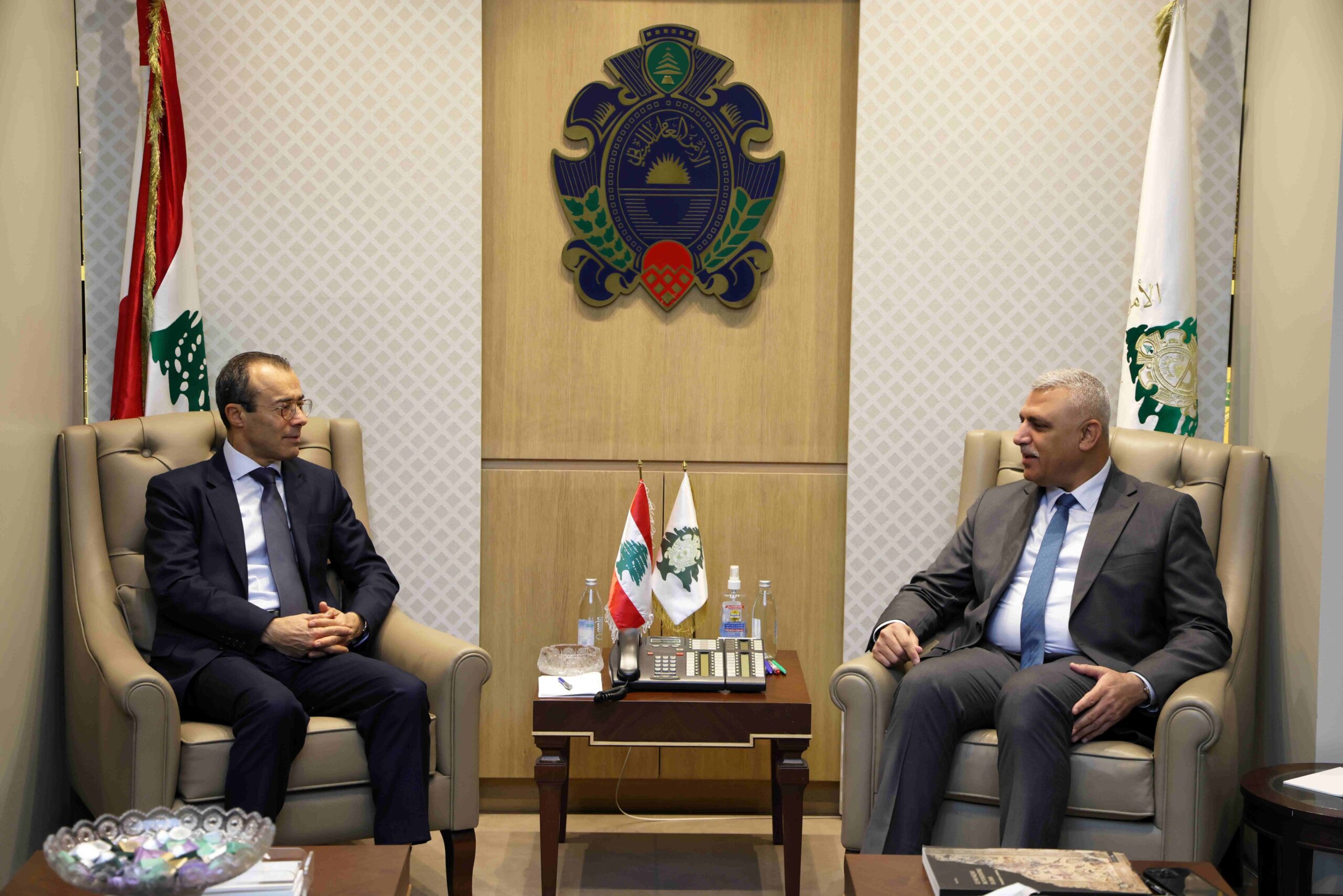 اللواء شقير يستقبل الأمين العام المساعد للأمم المتحدة