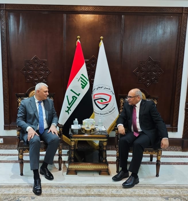 اللواء شقير يلتقي رئيس جهاز المخابرات العراقية الشطري ورئيس الأمن الوطني