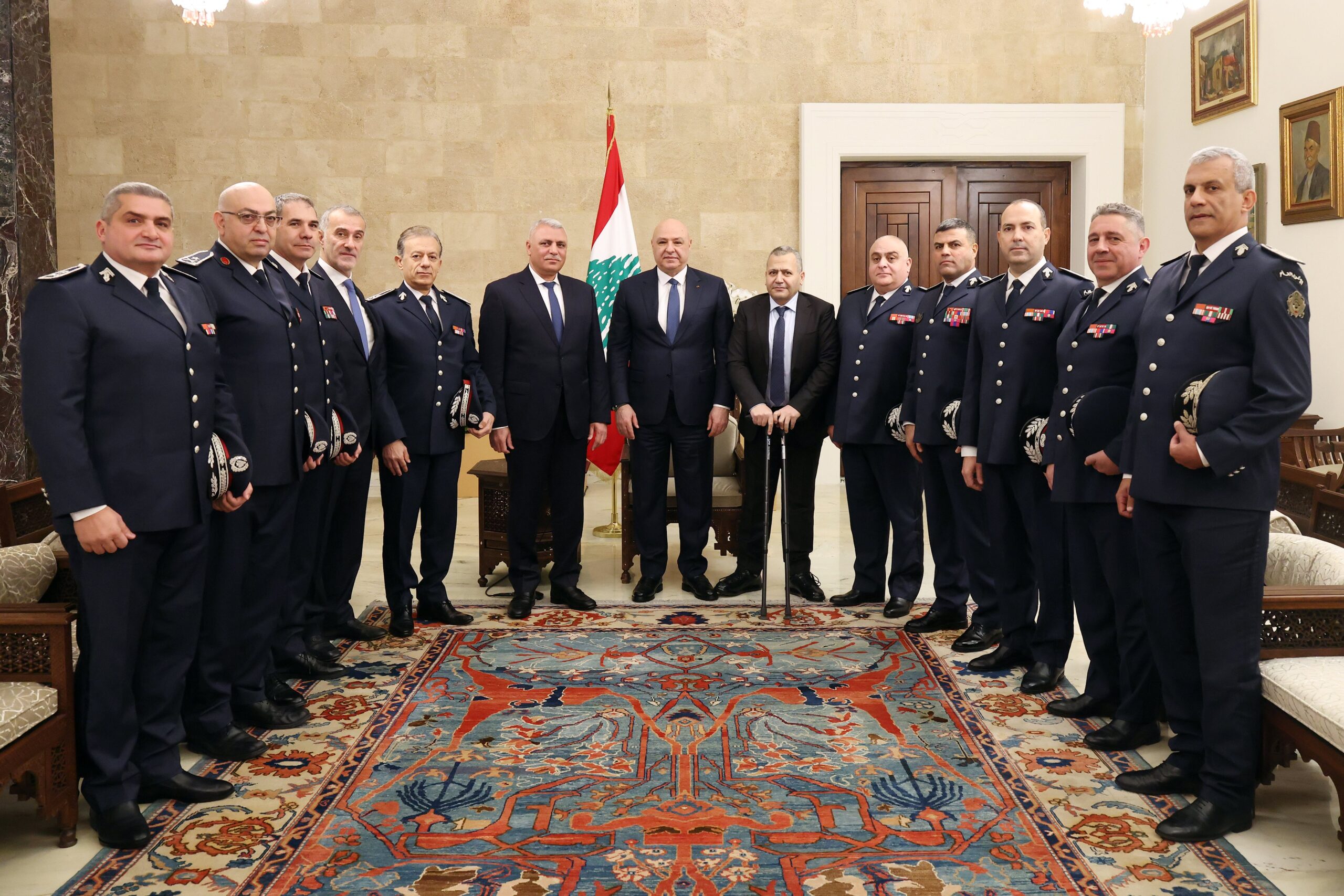 الرئيس عون يلتقي وفودًا من الأجهزة الأمنية ويثني على انجازاتهم