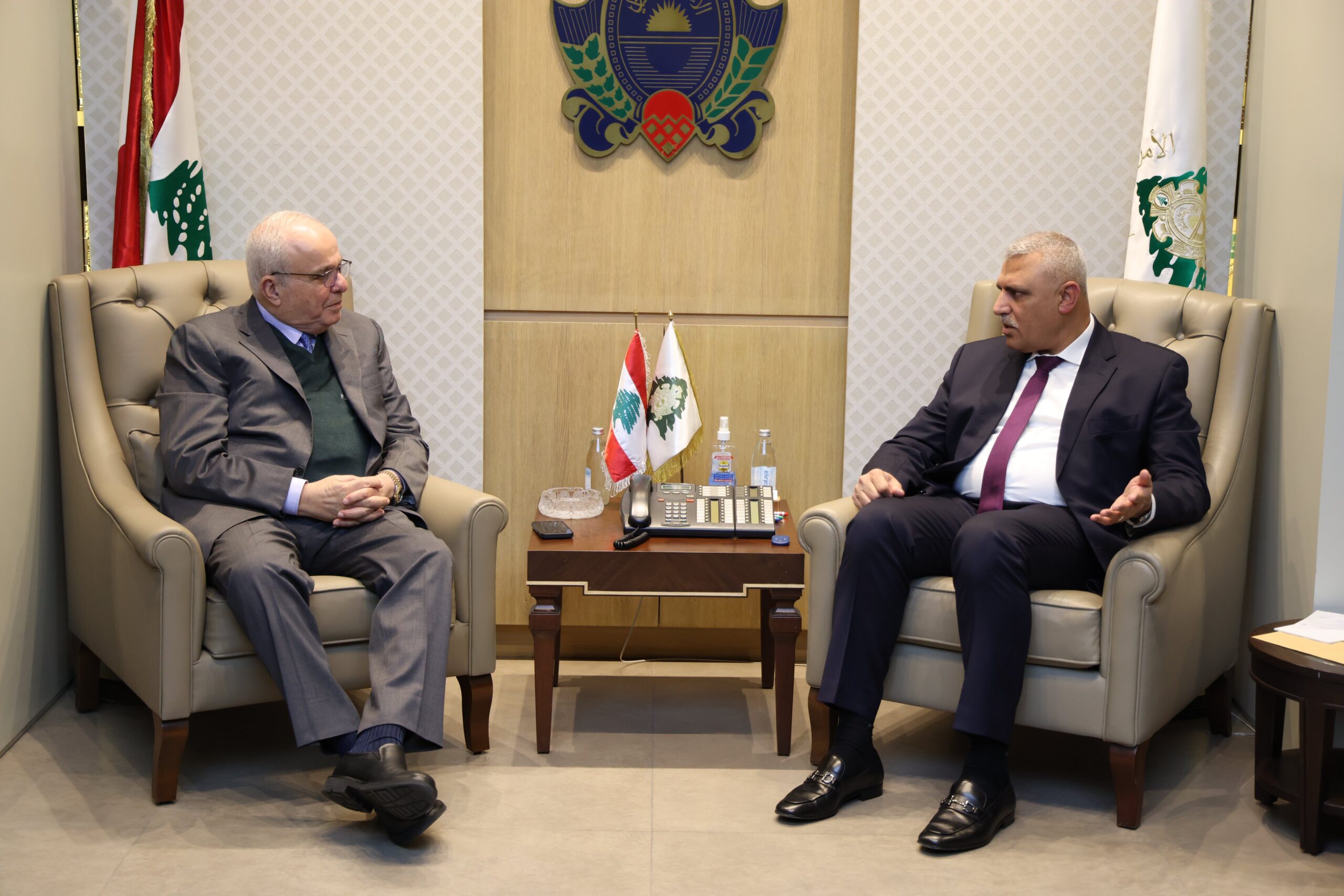 اللواء شقير يستقبل وفد جمعية المقاصد