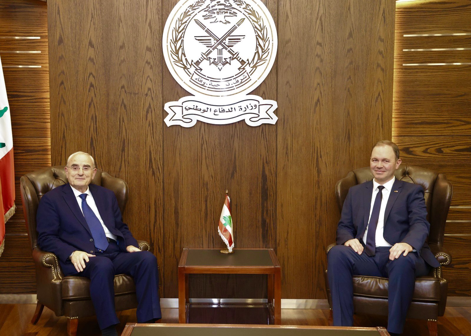 وزير الدفاع يستقبل نائب وزير دفاع المانيا الاتحادية