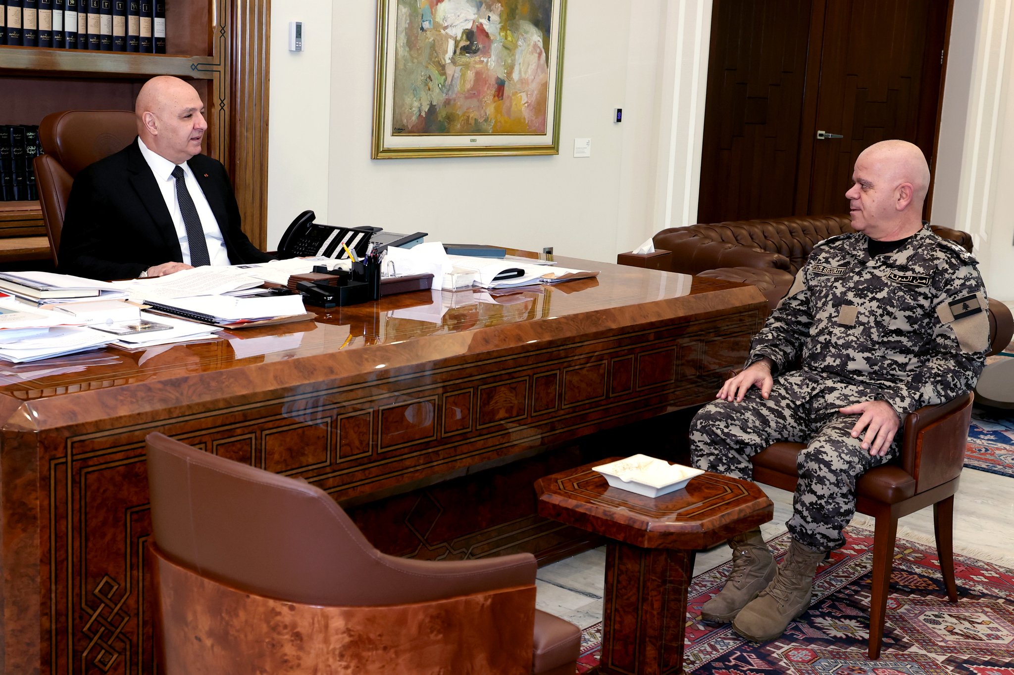 الرئيس عون يستعرض الوضع الأمني مع اللواء لاوندس