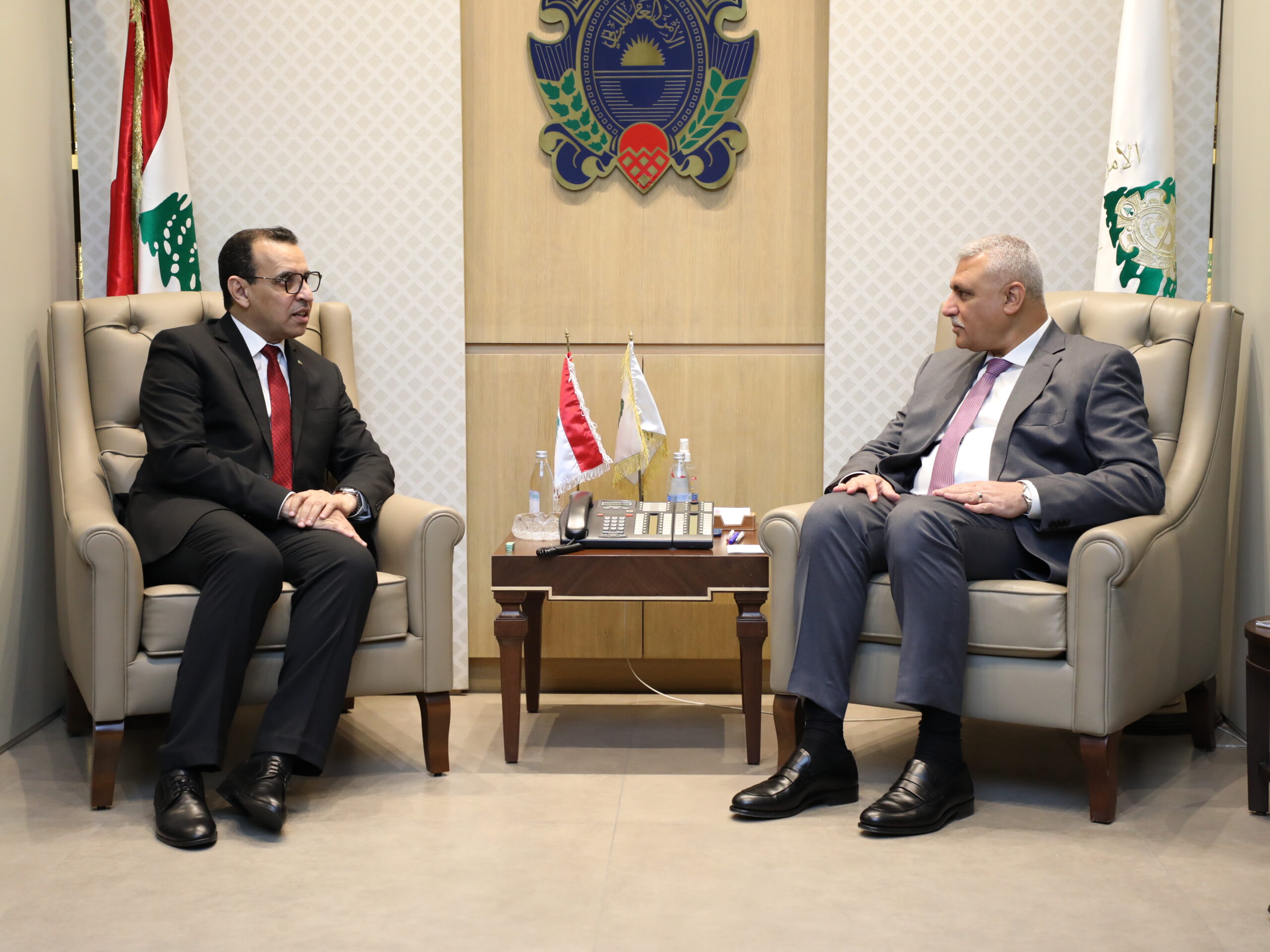 اللواء شقير يستقبل السفير الموريتاني في لبنان