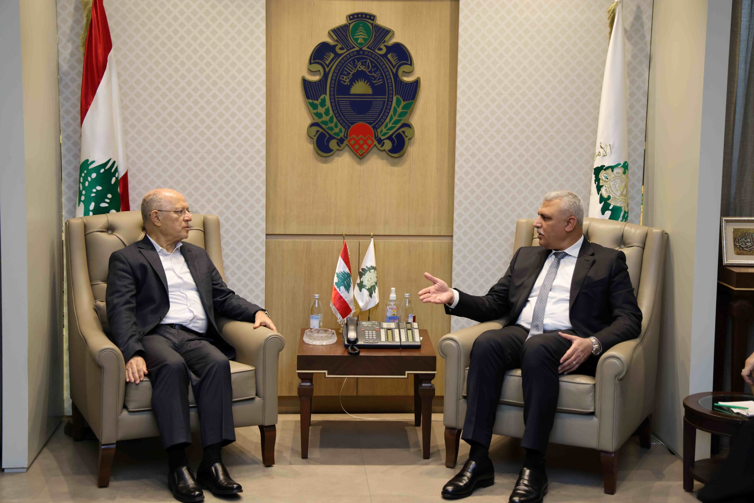 اللواء شقير يستقبل مدير عام جمعية المبرات الخيرية