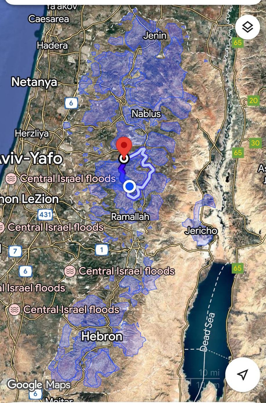 ماذا حدثت “غوغل” في فلسطين المحتلة