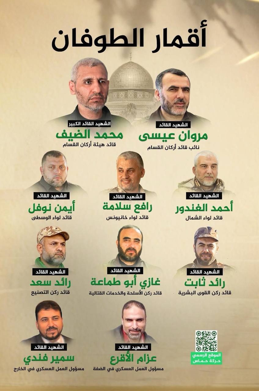 حماس تنشر عن “أقمار الطوفان”