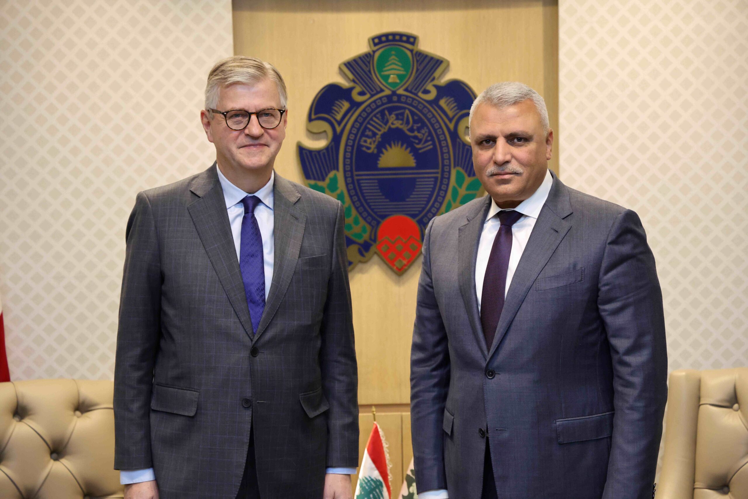 اللواء شقير يستقبل رئيس عمليات الأمم المتحدة