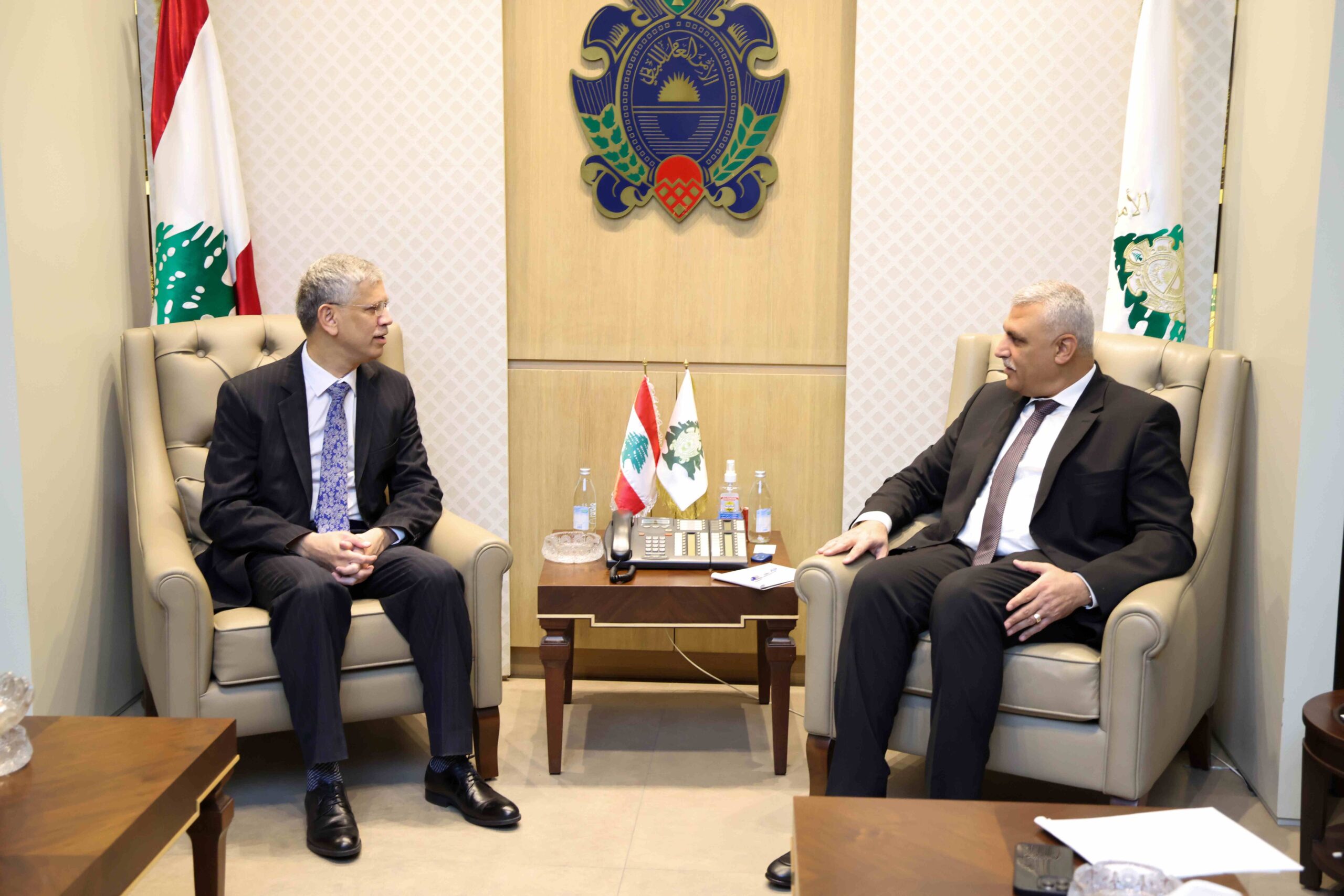 اللواء شقير يستقبل سفير باكستان