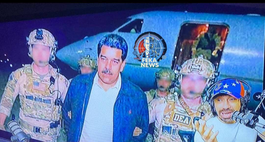 الصورة الأولى لاعتقال مادورو!