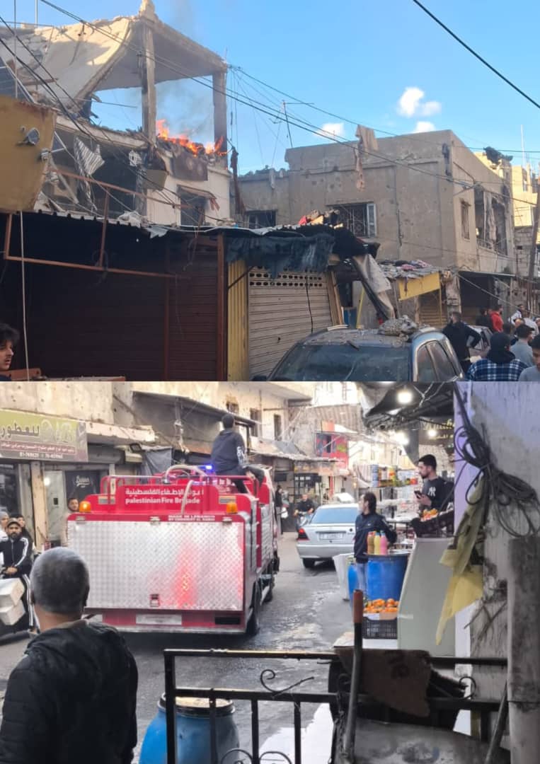 استهداف” تعمير عين الحلوة” من بارجة حربية