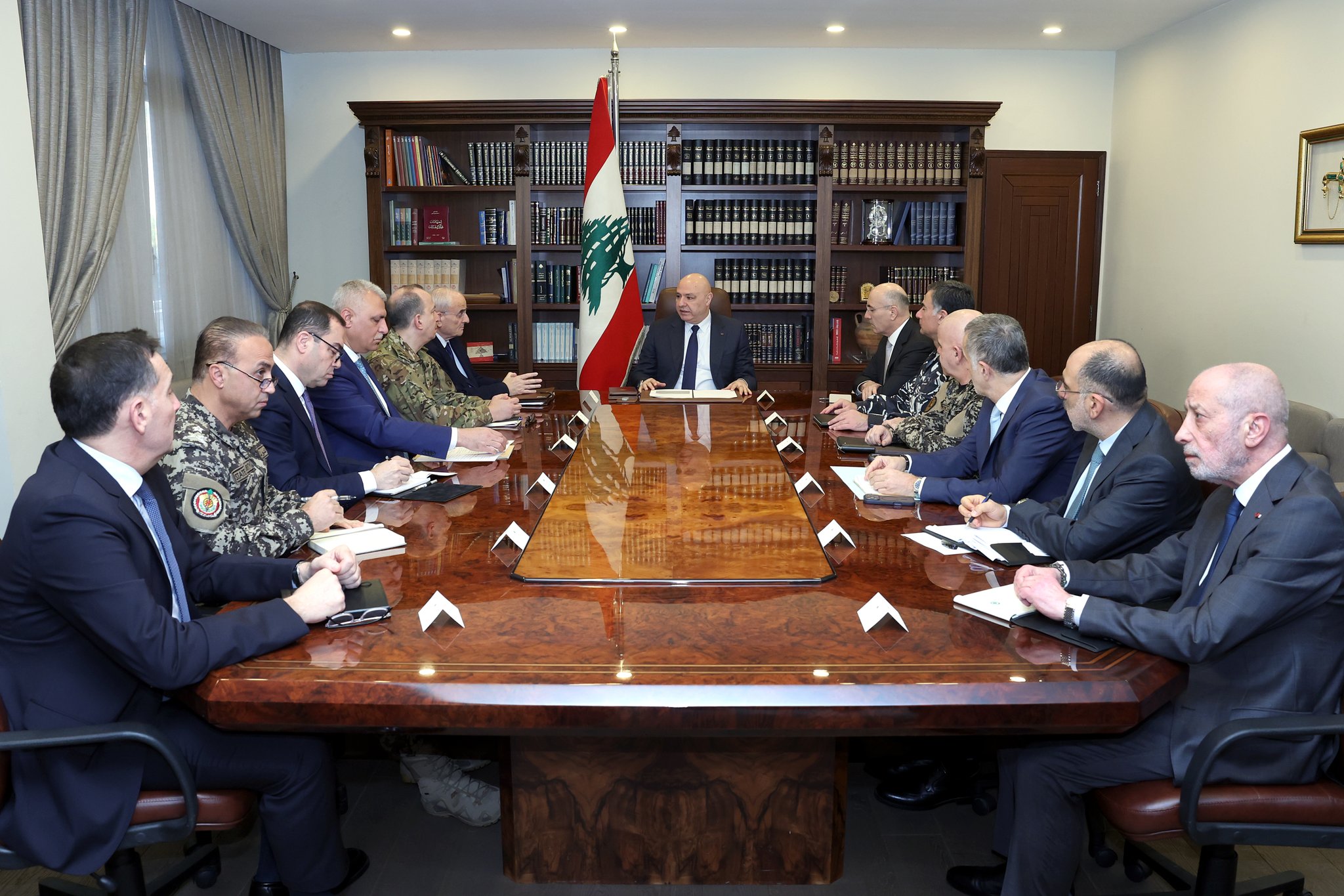 اجتماع أمني في قصر بعبدا