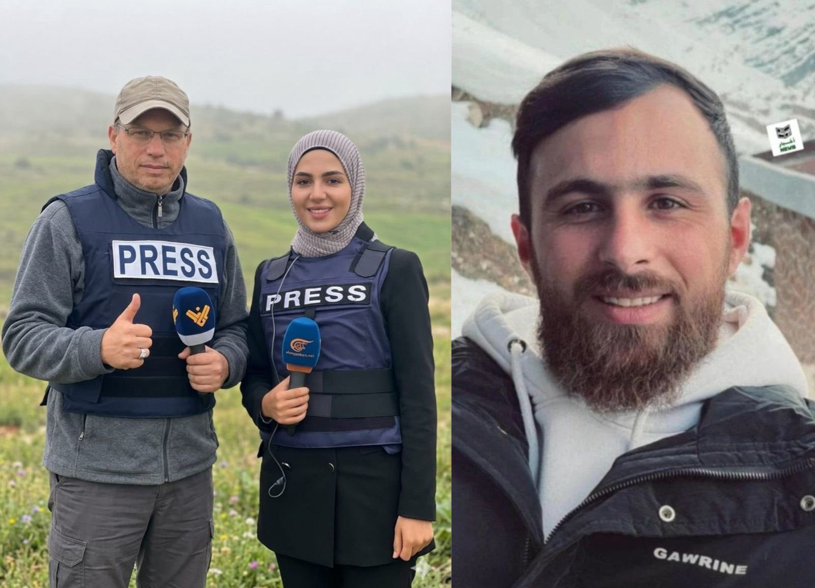 استشهاد المراسل علي شعيب والصحافية فاطمة فتوني في غارة جزين