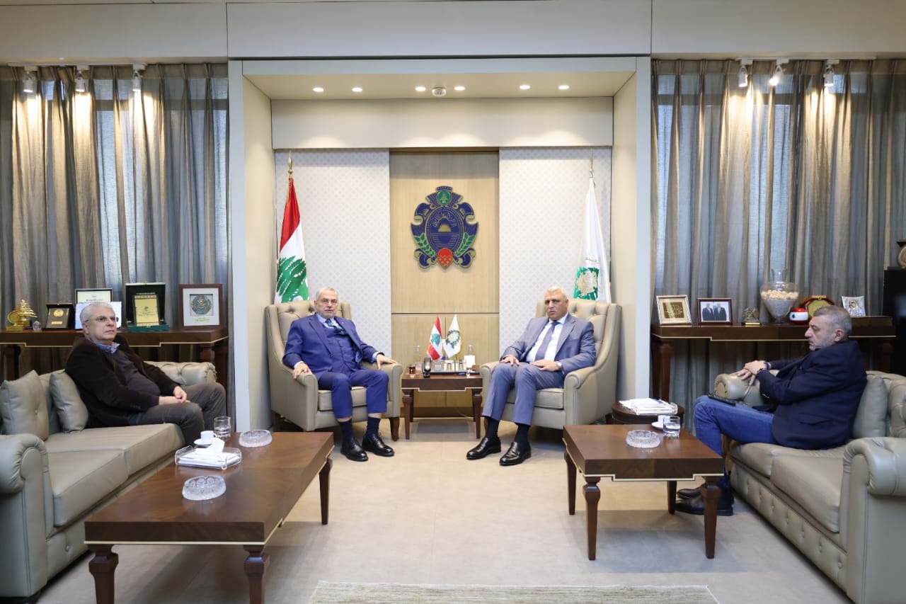 اللواء شقير يستقبل رئيس الصليب الأحمر اللبناني