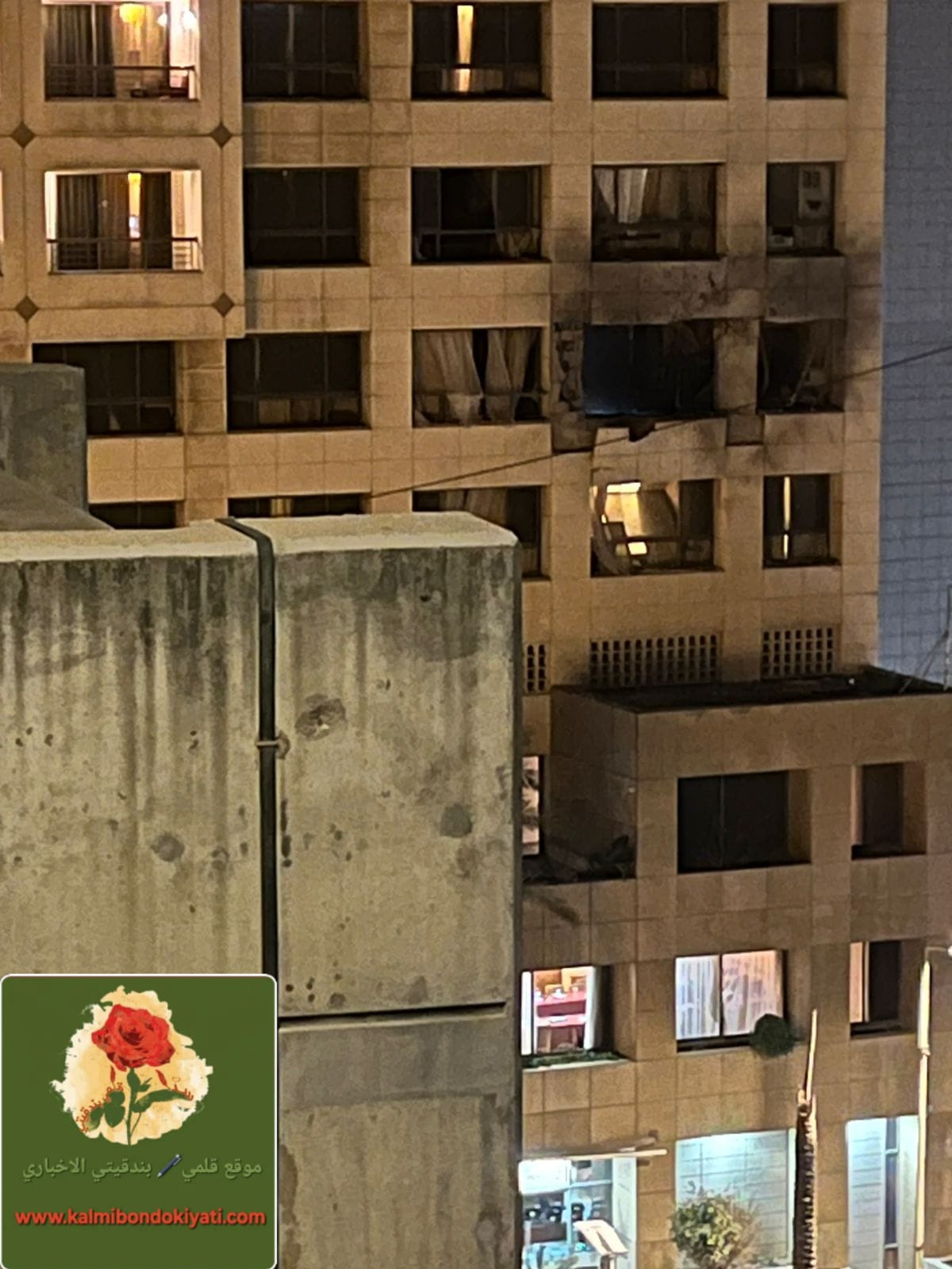 غارة فندق الروشة كم بلغ عدد الشهداء والجرحى؟