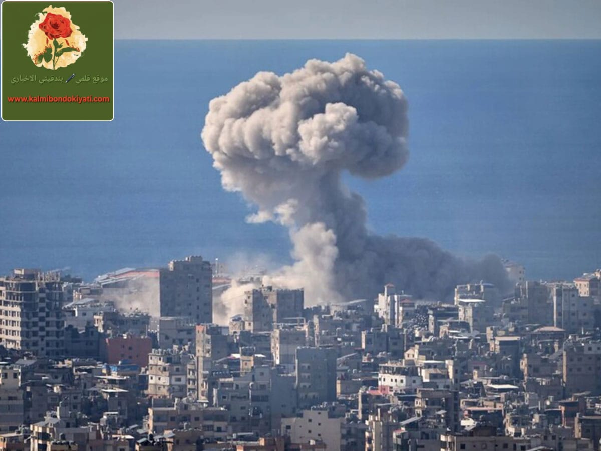 العدو يشن غارات عنيفة على قرى قضاء النبطية