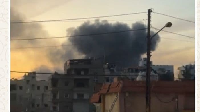 12 غارة عنيفة استهدفت ضاحية العز