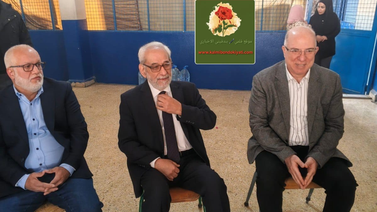 وزير العمل يزور النازحين في متوسطتي فرن الشباك وبرج حمود والمدرسة الأهلية