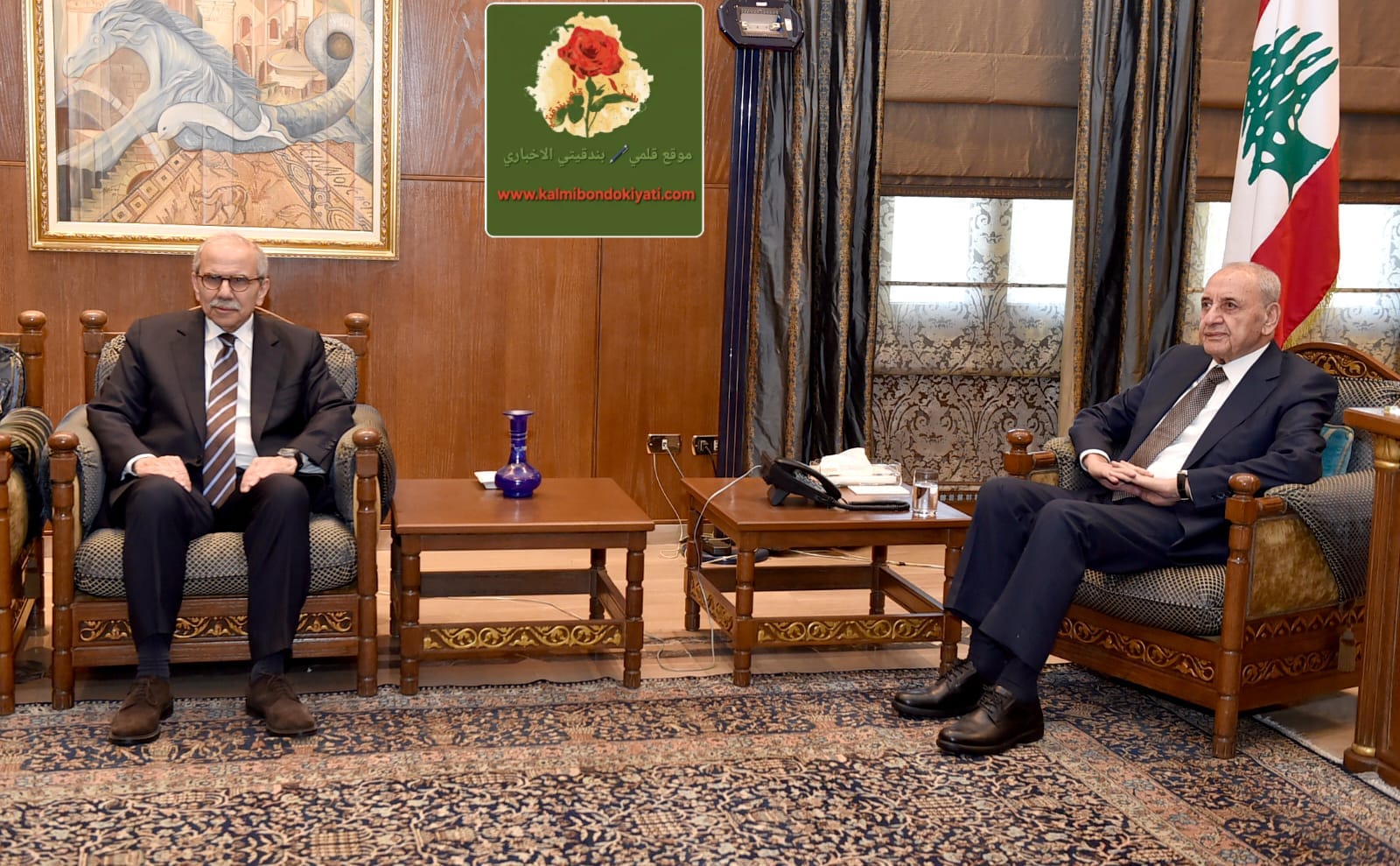 الرئيس بري يستقبل رئيس الحكومة سلام لمناقشة التطورات المستجدة