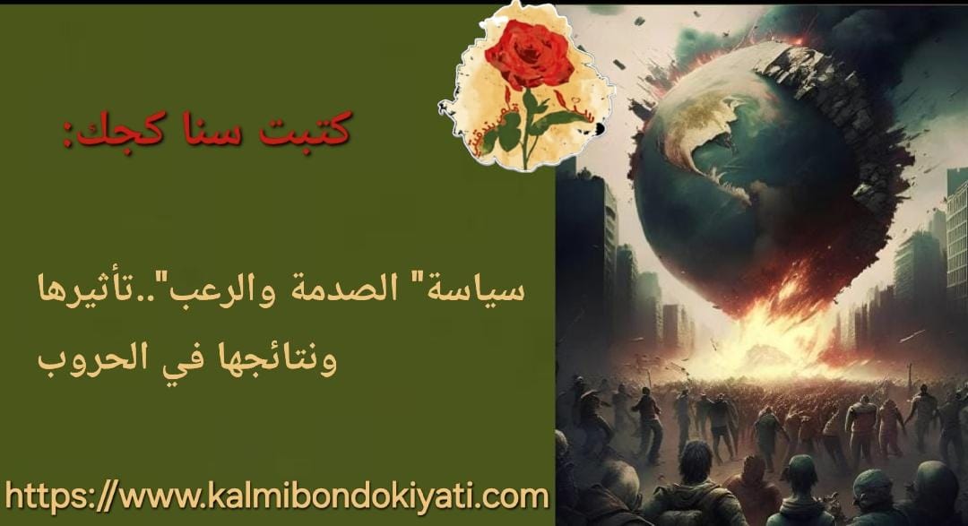 كتبت سنا كجك :سياسة” الصدمة والرعب” تأثيرها ..ونتائجها في الحروب