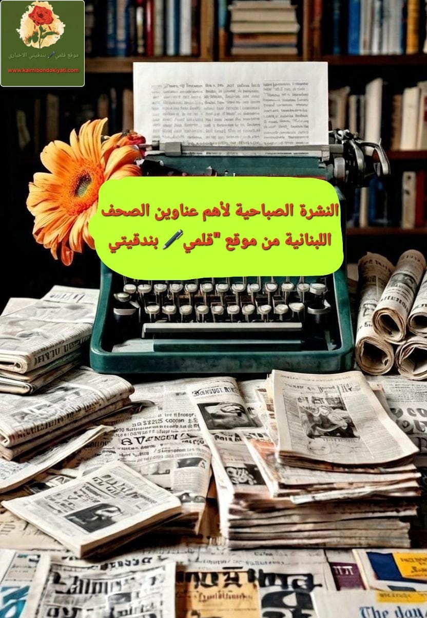 عناوين الصحف العربية بالعناوين اللبنانية الصادرة اليوم السبت 02/05/2026