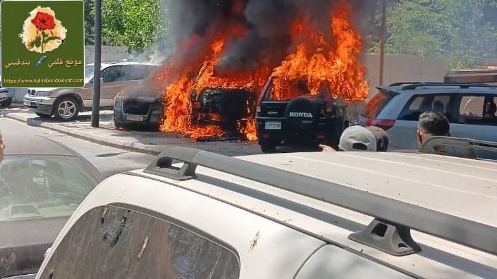 مسيّرة معادية تستهدف سيارة في صيدا وارتقاء شهيدين