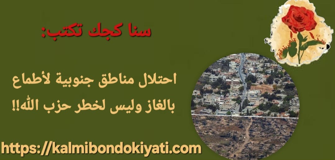 احتلال مناطق جنوبية لأطماع بالغاز! وليس لخطر حزب الله!