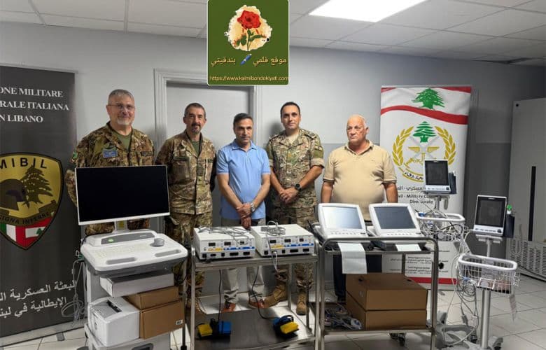 الجيش يقدم معدات طبية لمستشفى الحكومي “حلبا”