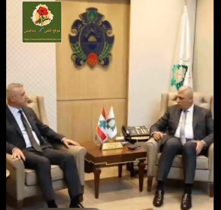 اللواء شقير يستقبل العميد خليل والوفد المرافق