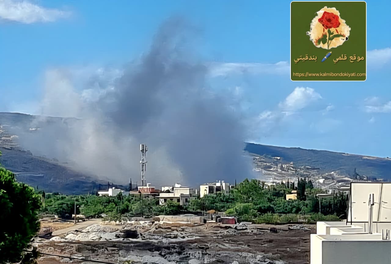 غارات وتفجيرات ينفذها العدو المتغطرس بالجنوب