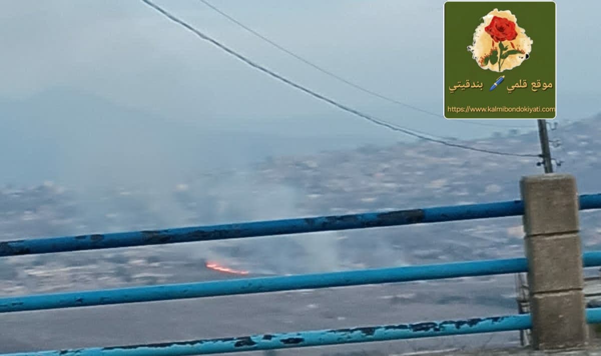 العدو البربري يحرق الممتلكات بمرج الخيام!